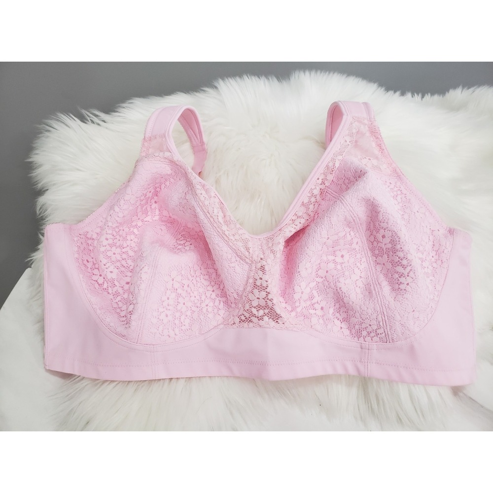 Comfort Choice‎ 100% Cotton Knit Wirefree Bra Size 48D NWOT Back Closure